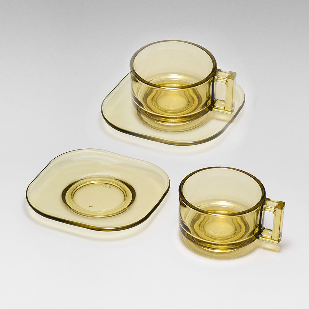 Cup and Saucer / Tan