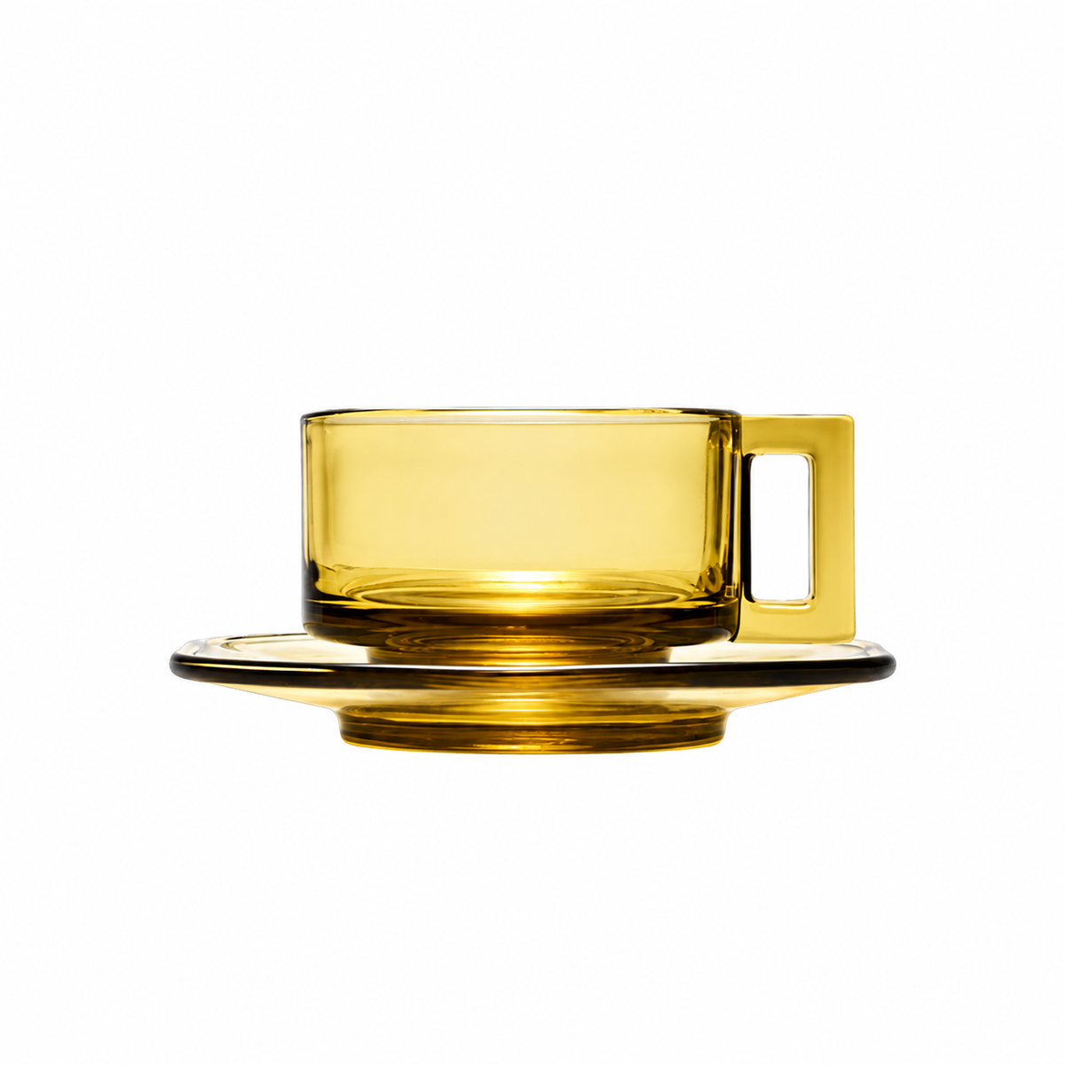 Cup and Saucer / Tan