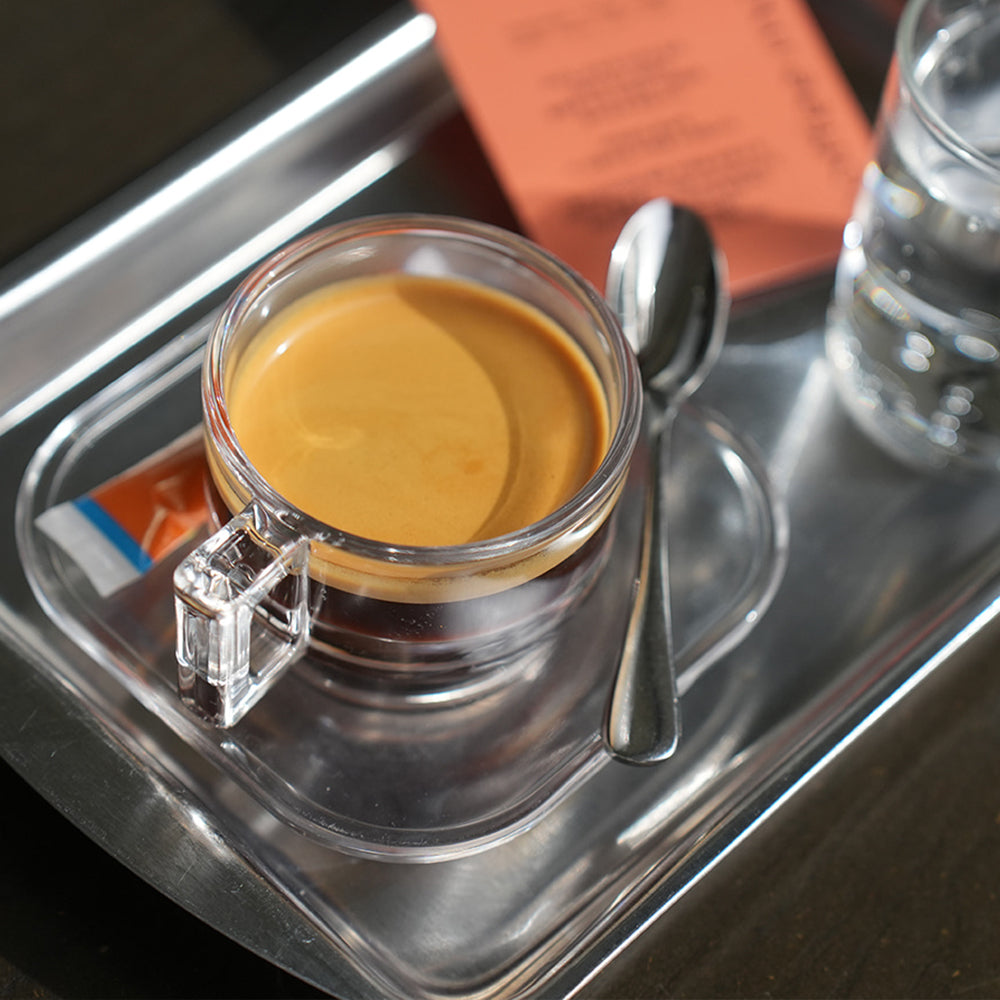 Cup and Saucer/Clear