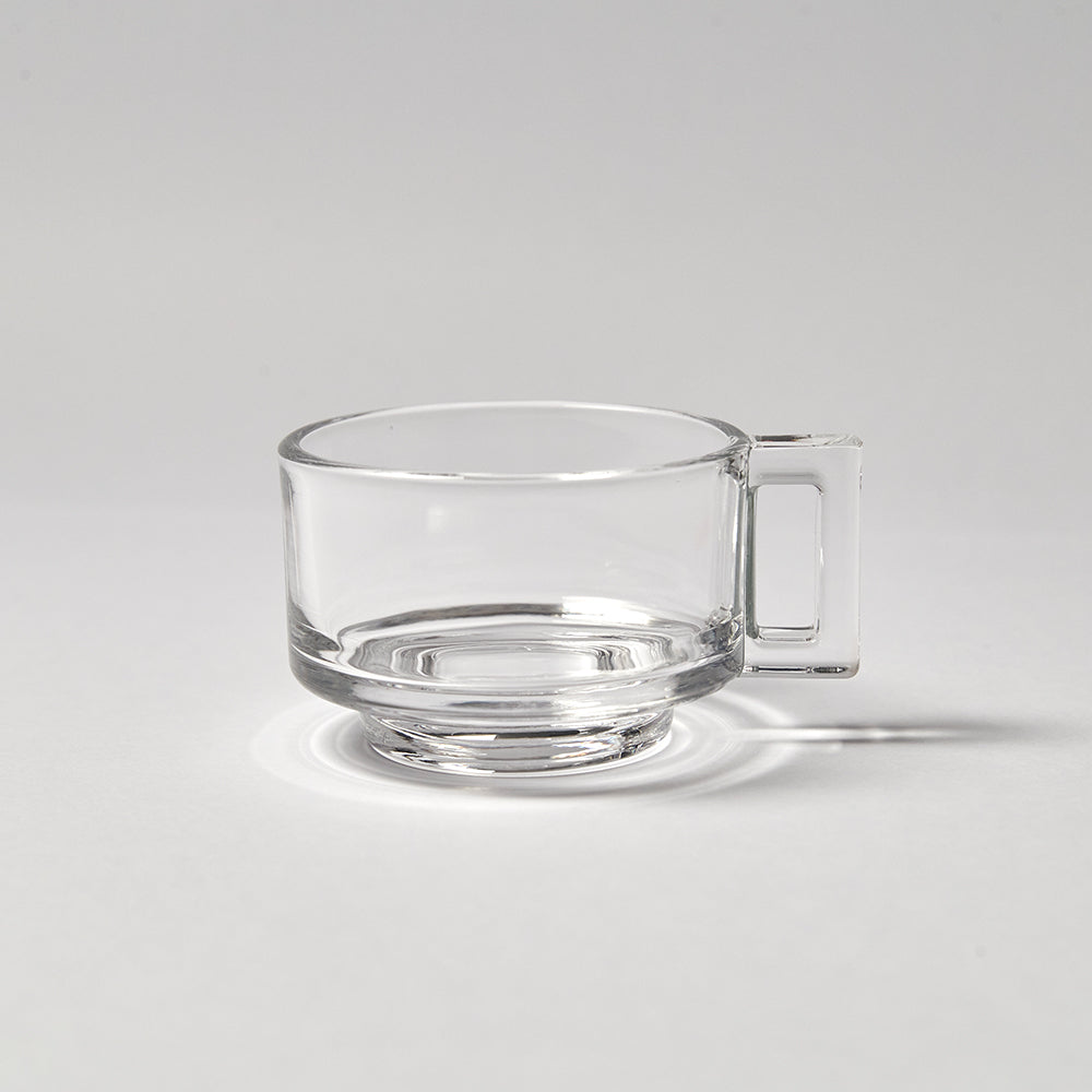 Cup and Saucer/Clear