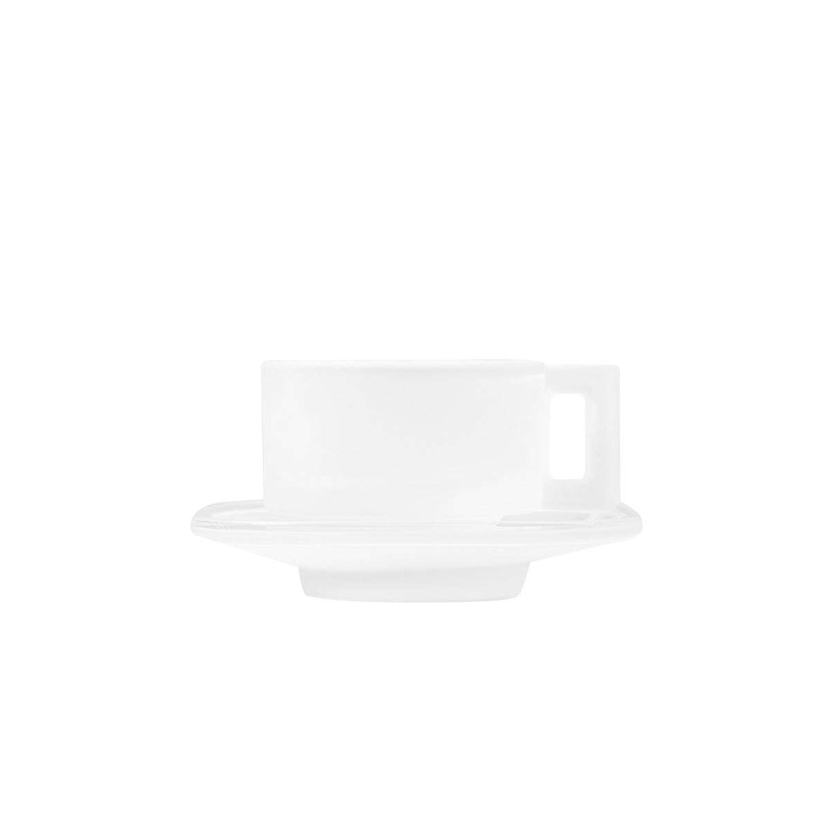 Espresso Cup and Saucer /Frosted