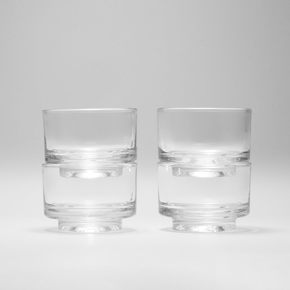 Short Tumbler 4P / Clear